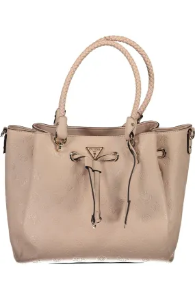 Guess Jeans Chic Pink Drawstring Håndtaske – Timeless Elegance