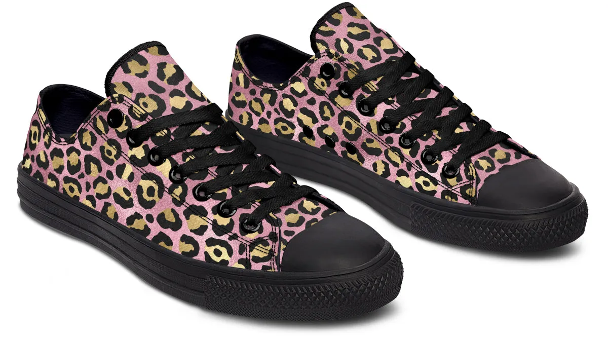 Pink Leopard Low Tops
